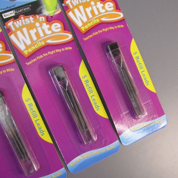 PenAgain Twist 'n Write Pencil Lead Refills (00078) NEW Lot of 22 Packs - Picture 3 of 6